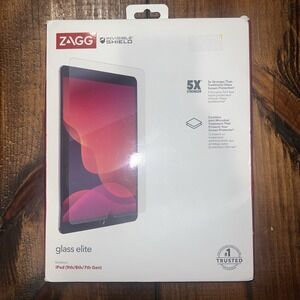 NEW SEALED ZAGG InvisibleShield Glass Elite Screen Protect iPad 10.2 7th-9th Gen
